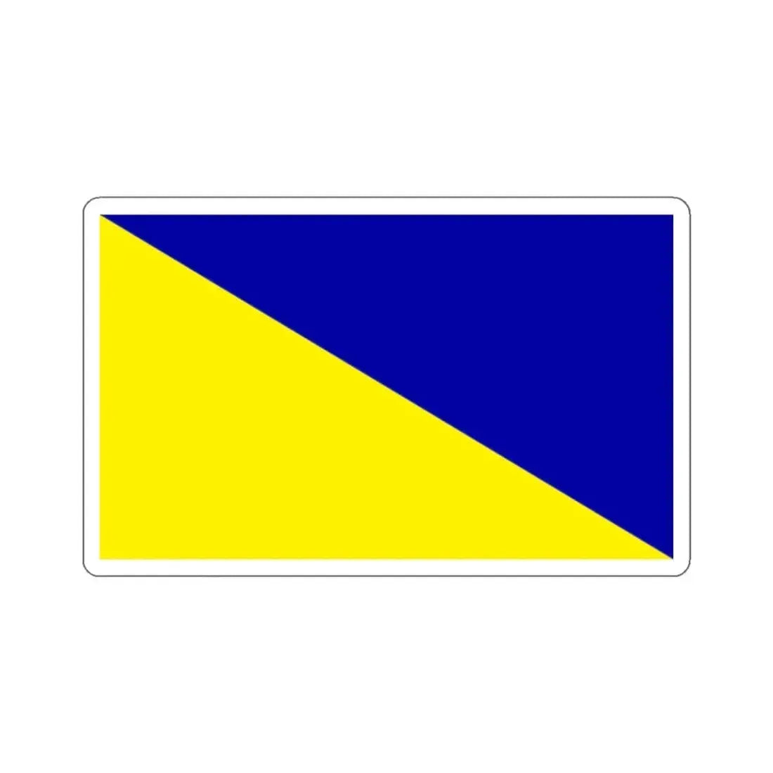 Flag of Holdenville, Oklahoma - STICKER Vinyl Kiss-Cut Decal 2 Inch White - The Sticker Space