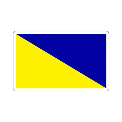 Flag of Holdenville, Oklahoma - STICKER Vinyl Kiss-Cut Decal 2 Inch White - The Sticker Space