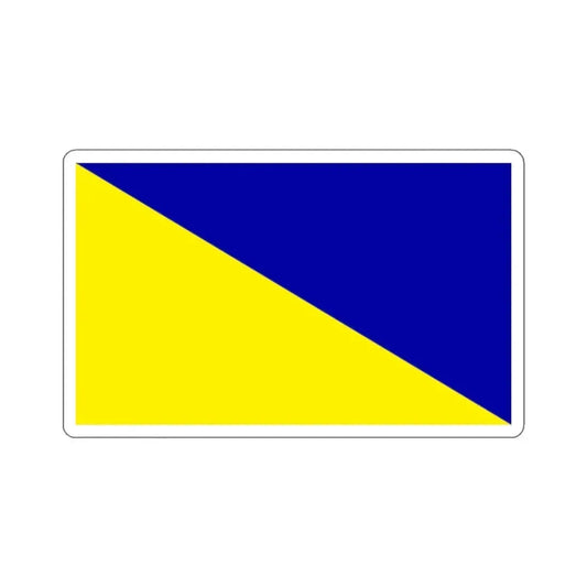 Flag of Holdenville, Oklahoma - STICKER Vinyl Kiss-Cut Decal 2 Inch White - The Sticker Space