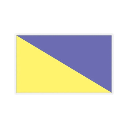 Flag of Holdenville, Oklahoma - STICKER Vinyl Kiss-Cut Decal 3 Inch Transparent - The Sticker Space