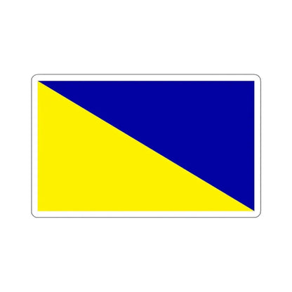 Flag of Holdenville, Oklahoma - STICKER Vinyl Kiss-Cut Decal 3 Inch White - The Sticker Space