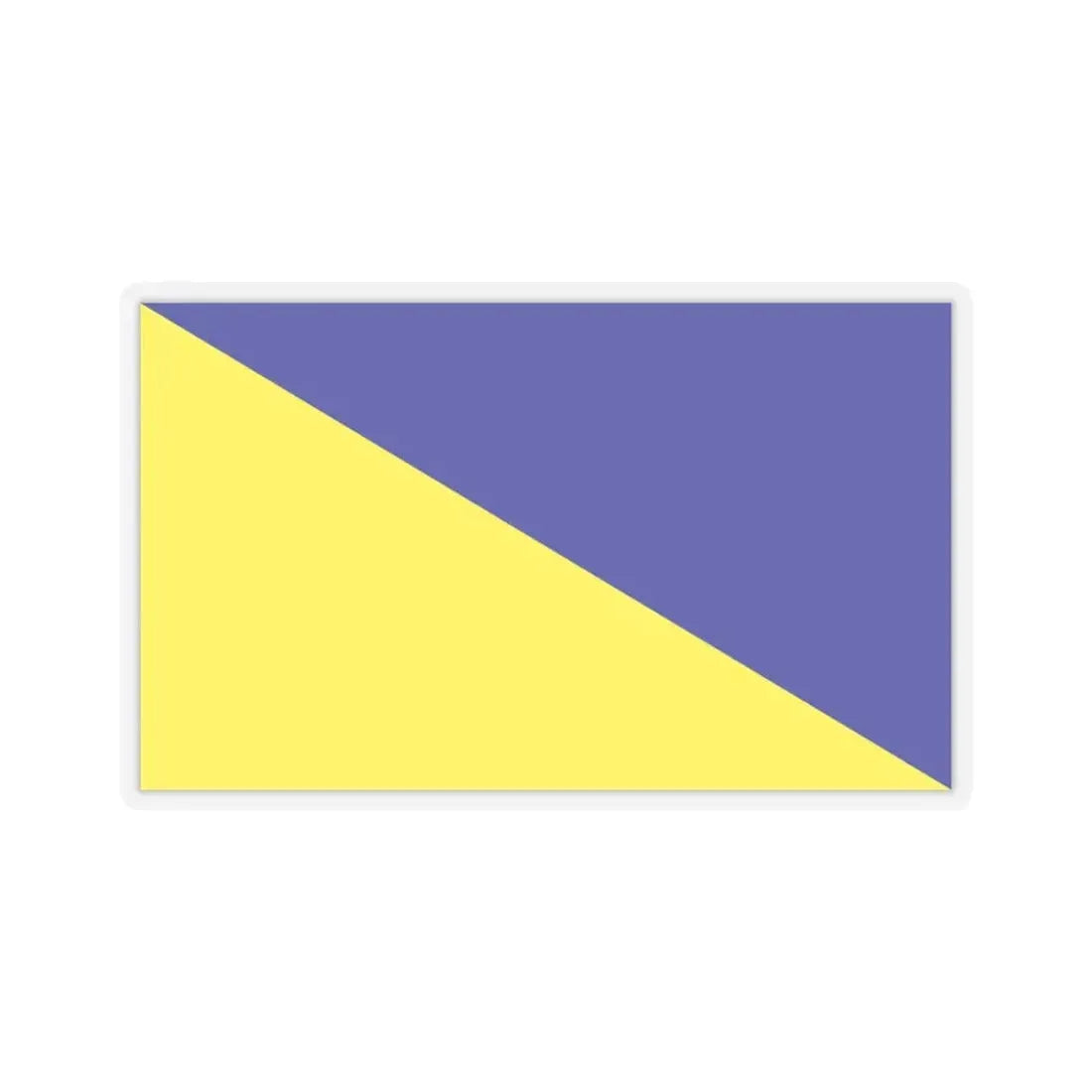 Flag of Holdenville, Oklahoma - STICKER Vinyl Kiss-Cut Decal 4 Inch Transparent - The Sticker Space