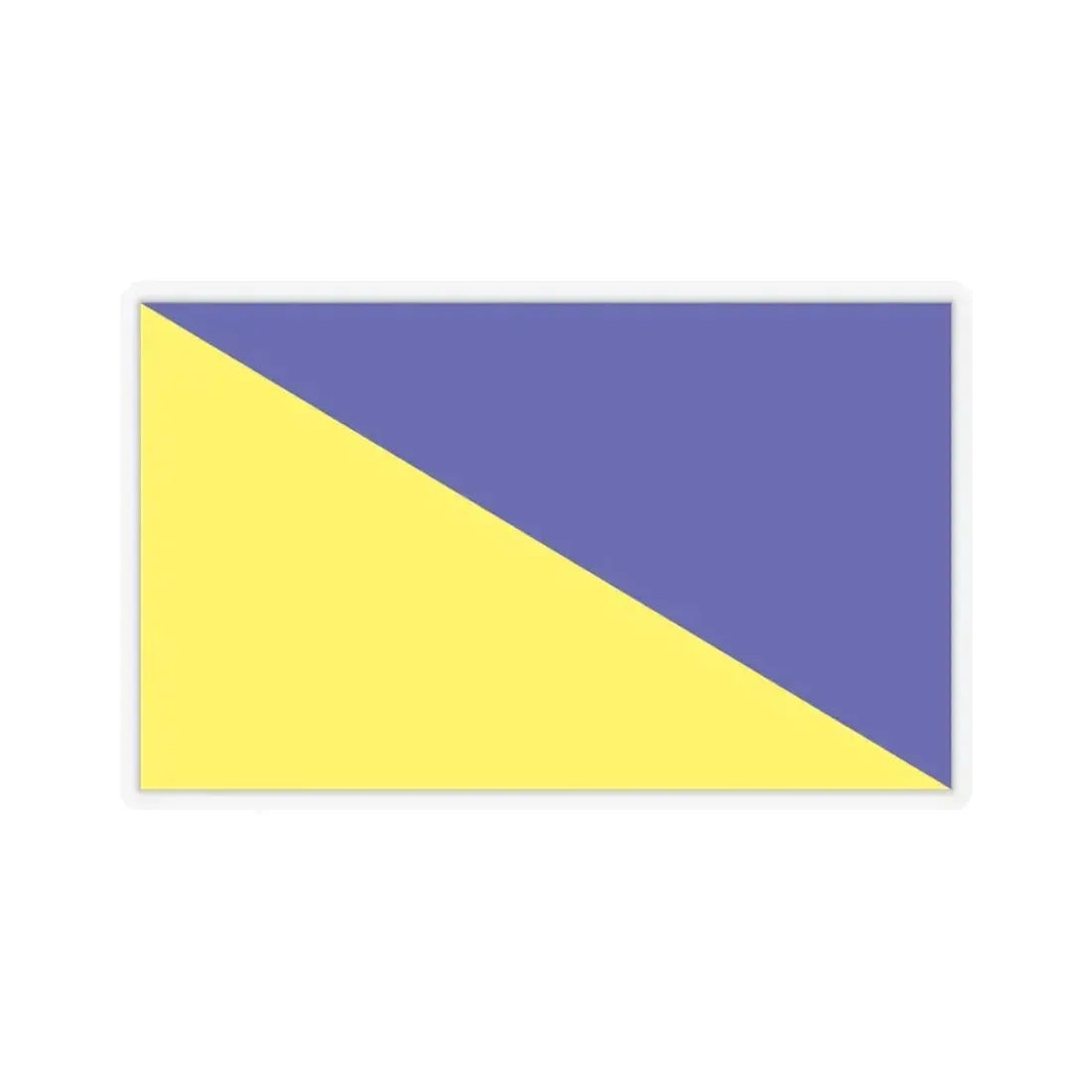 Flag of Holdenville, Oklahoma - STICKER Vinyl Kiss-Cut Decal 6 Inch Transparent - The Sticker Space