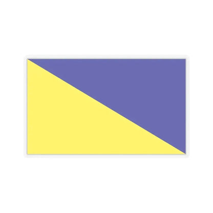 Flag of Holdenville, Oklahoma - STICKER Vinyl Kiss-Cut Decal 6 Inch Transparent - The Sticker Space
