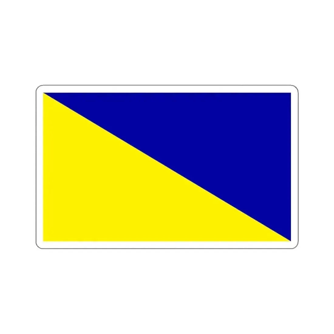Flag of Holdenville, Oklahoma - STICKER Vinyl Kiss-Cut Decal 6 Inch White - The Sticker Space