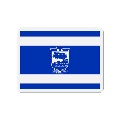 Flag of Holon Israel - Die-Cut Magnet-3" x 3"-The Sticker Space