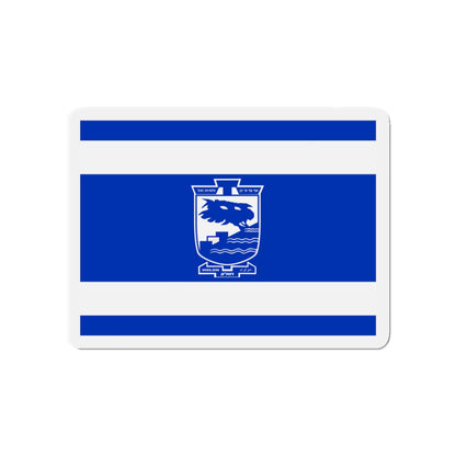 Flag of Holon Israel - Die-Cut Magnet-4" x 4"-The Sticker Space