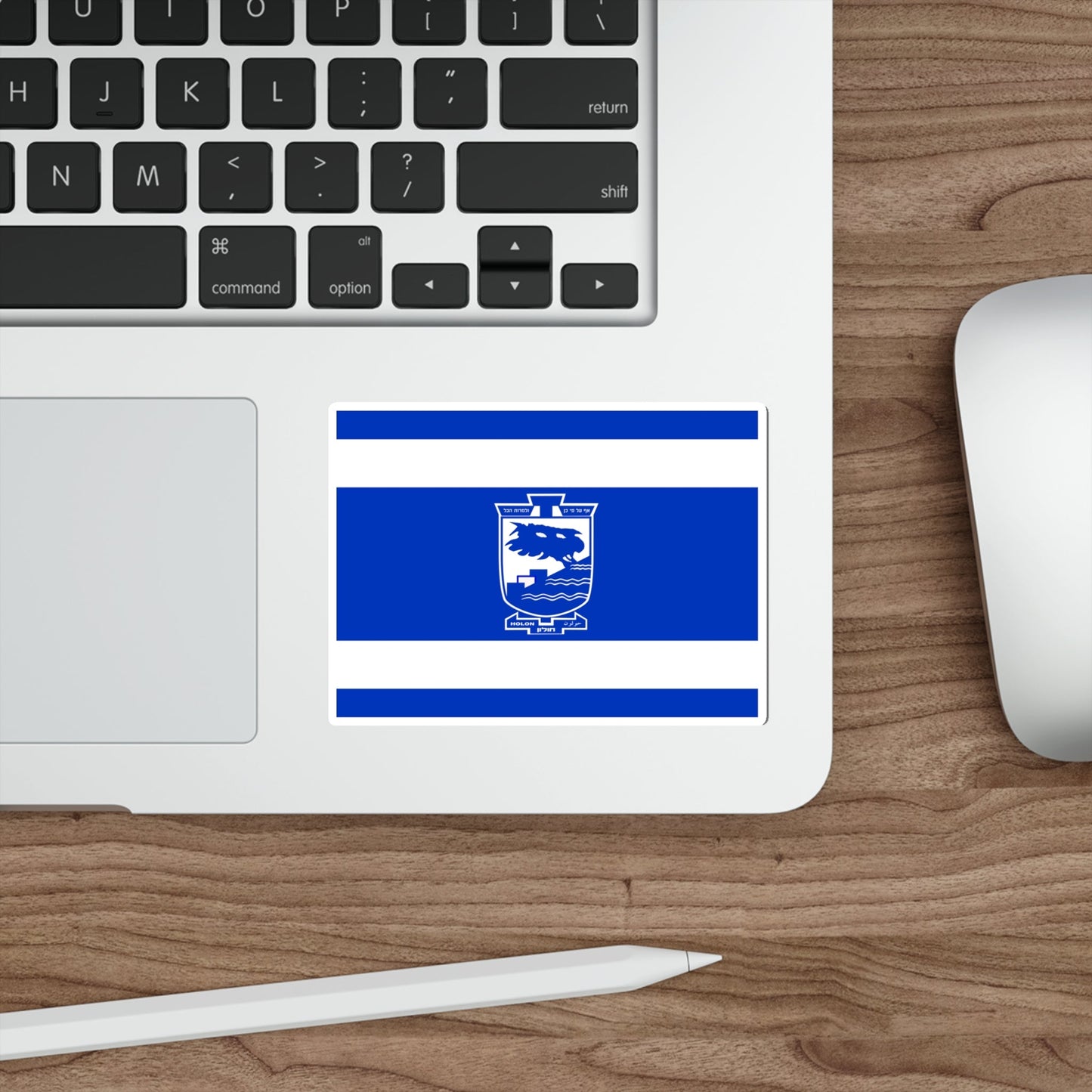 Flag of Holon Israel STICKER Vinyl Die-Cut Decal-The Sticker Space