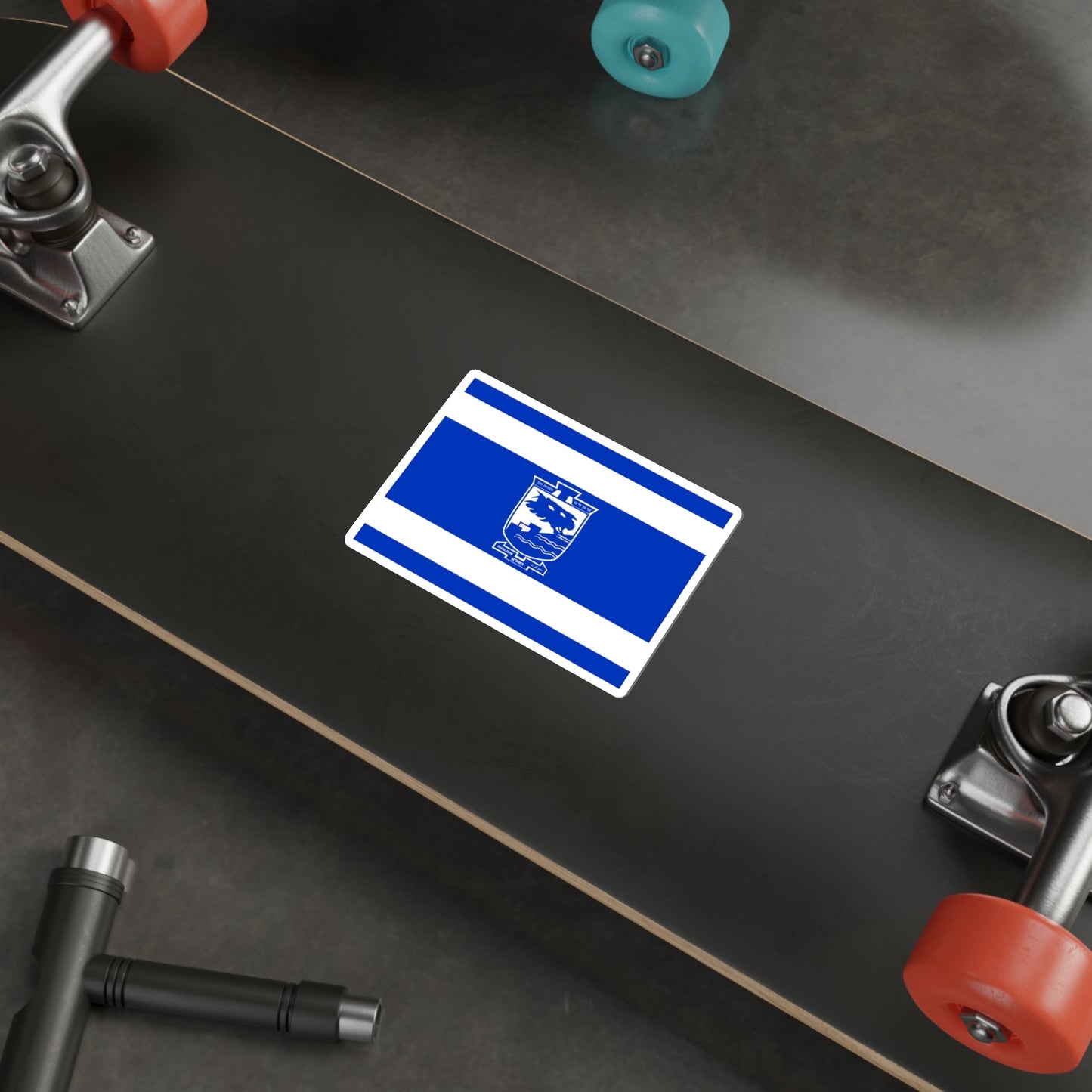 Flag of Holon Israel STICKER Vinyl Die-Cut Decal-The Sticker Space