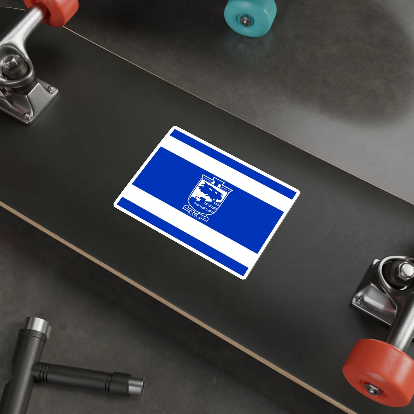 Flag of Holon Israel STICKER Vinyl Die-Cut Decal-The Sticker Space