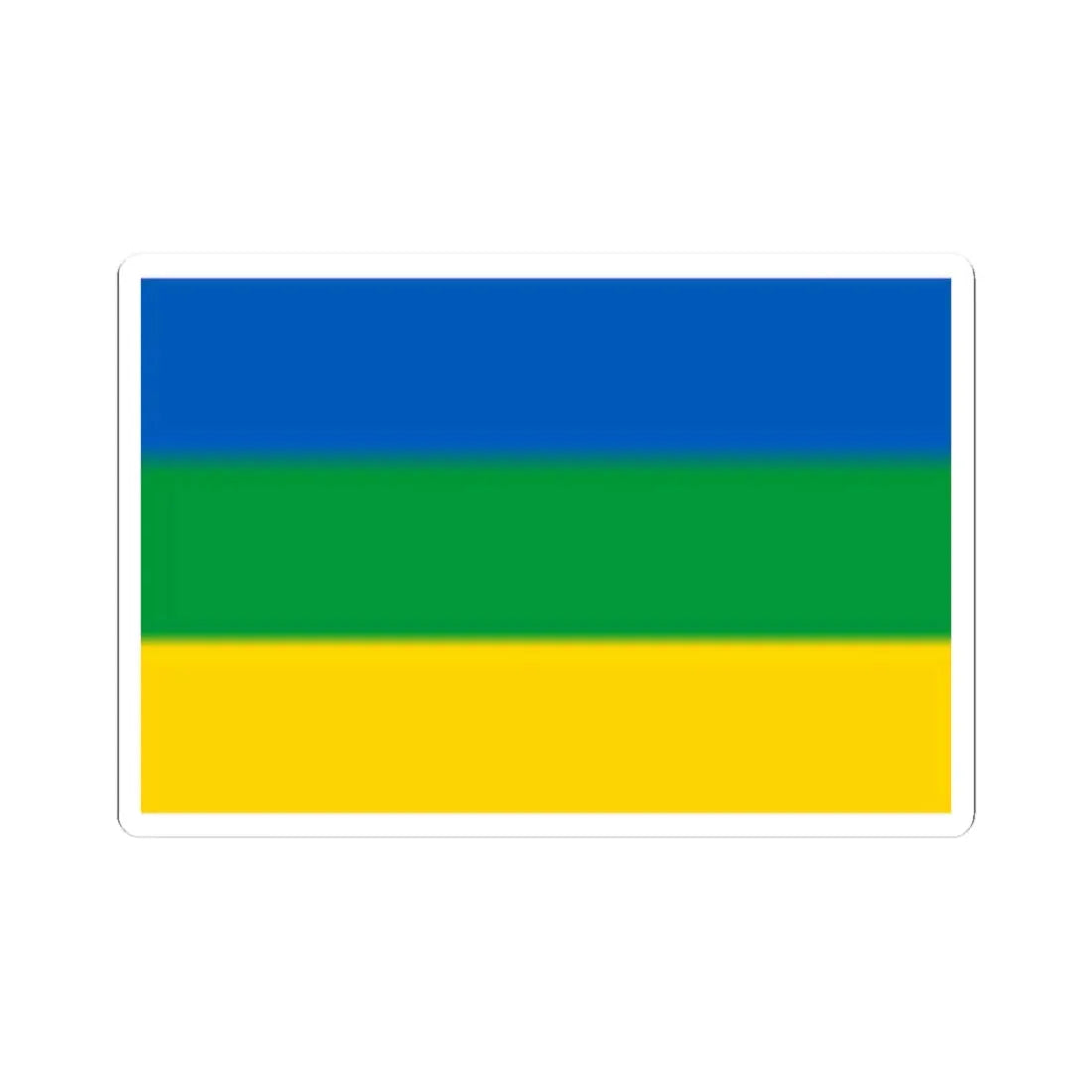 Flag of Holovne (Ukraine) STICKER Vinyl Kiss-Cut Decal 2 Inch White - The Sticker Space