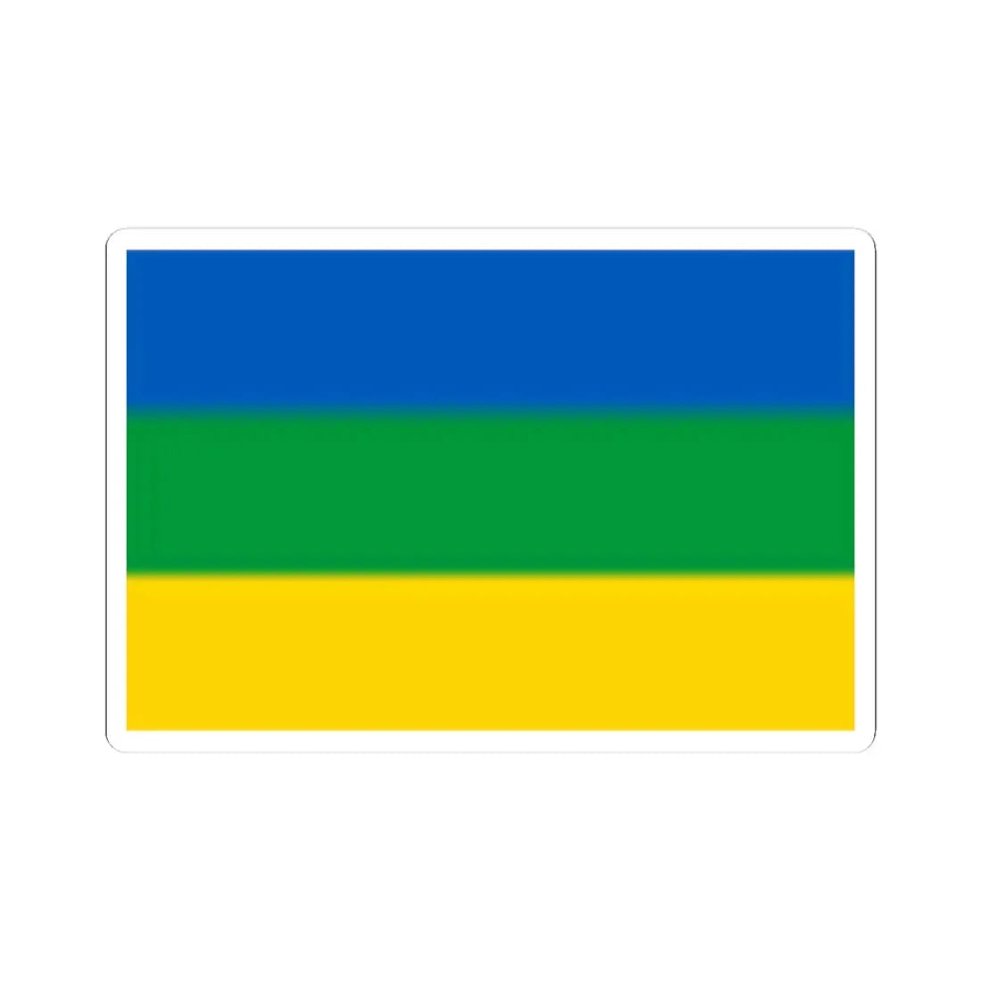 Flag of Holovne (Ukraine) STICKER Vinyl Kiss-Cut Decal 3 Inch White - The Sticker Space