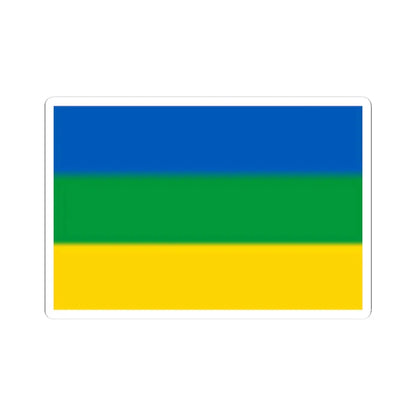 Flag of Holovne (Ukraine) STICKER Vinyl Kiss-Cut Decal 3 Inch White - The Sticker Space