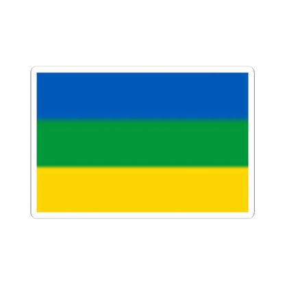 Flag of Holovne (Ukraine) STICKER Vinyl Kiss-Cut Decal 4 Inch White - The Sticker Space