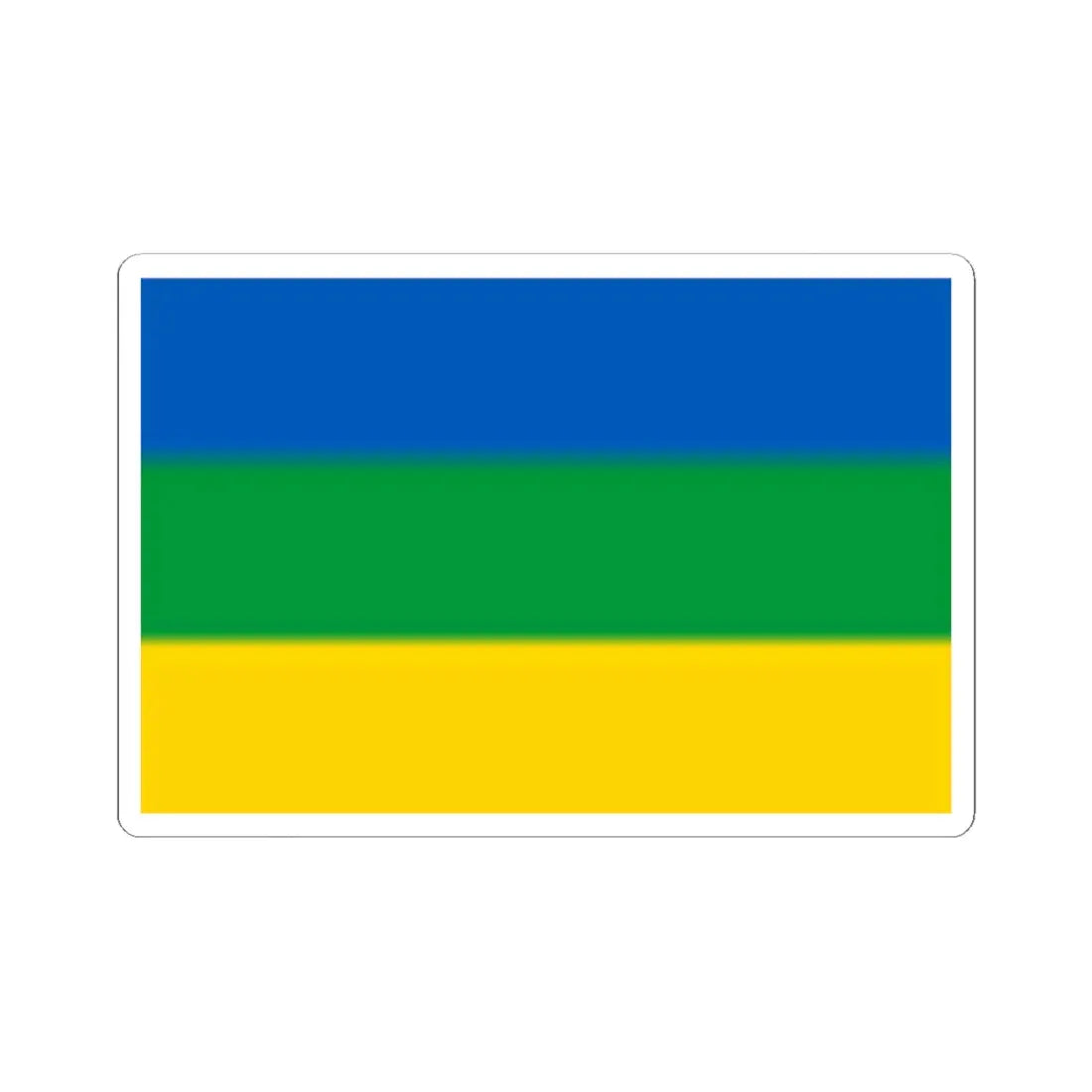 Flag of Holovne (Ukraine) STICKER Vinyl Kiss-Cut Decal 6 Inch White - The Sticker Space