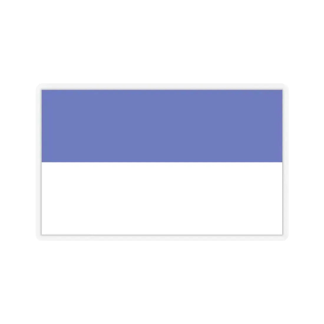 Flag of Holzminden Germany - STICKER Vinyl Kiss-Cut Decal 2 Inch Transparent - The Sticker Space