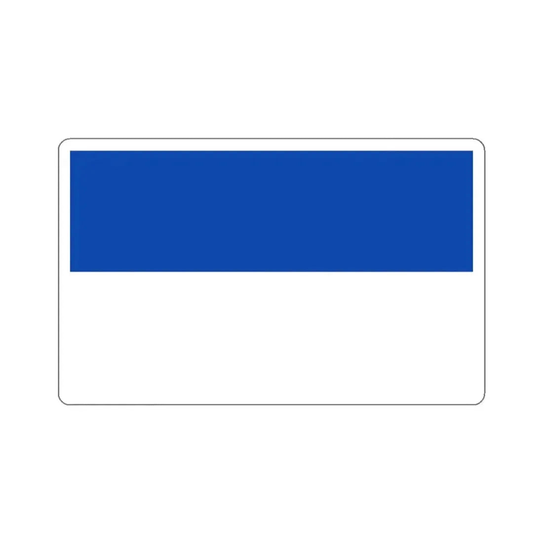 Flag of Holzminden Germany - STICKER Vinyl Kiss-Cut Decal 2 Inch White - The Sticker Space