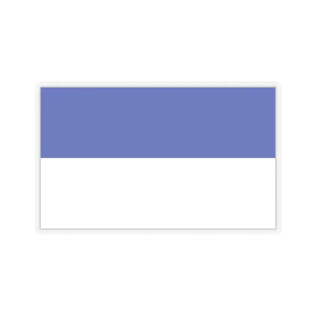 Flag of Holzminden Germany - STICKER Vinyl Kiss-Cut Decal 3 Inch Transparent - The Sticker Space