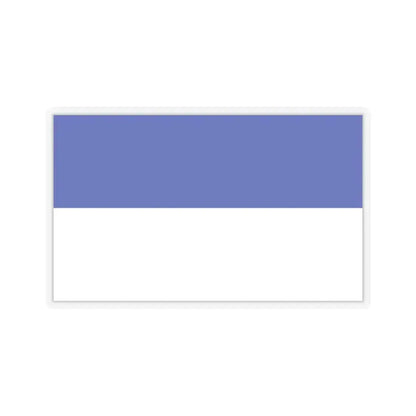 Flag of Holzminden Germany - STICKER Vinyl Kiss-Cut Decal 3 Inch Transparent - The Sticker Space