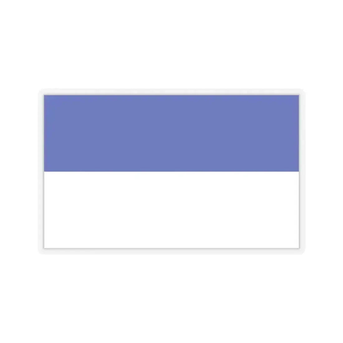 Flag of Holzminden Germany - STICKER Vinyl Kiss-Cut Decal 4 Inch Transparent - The Sticker Space
