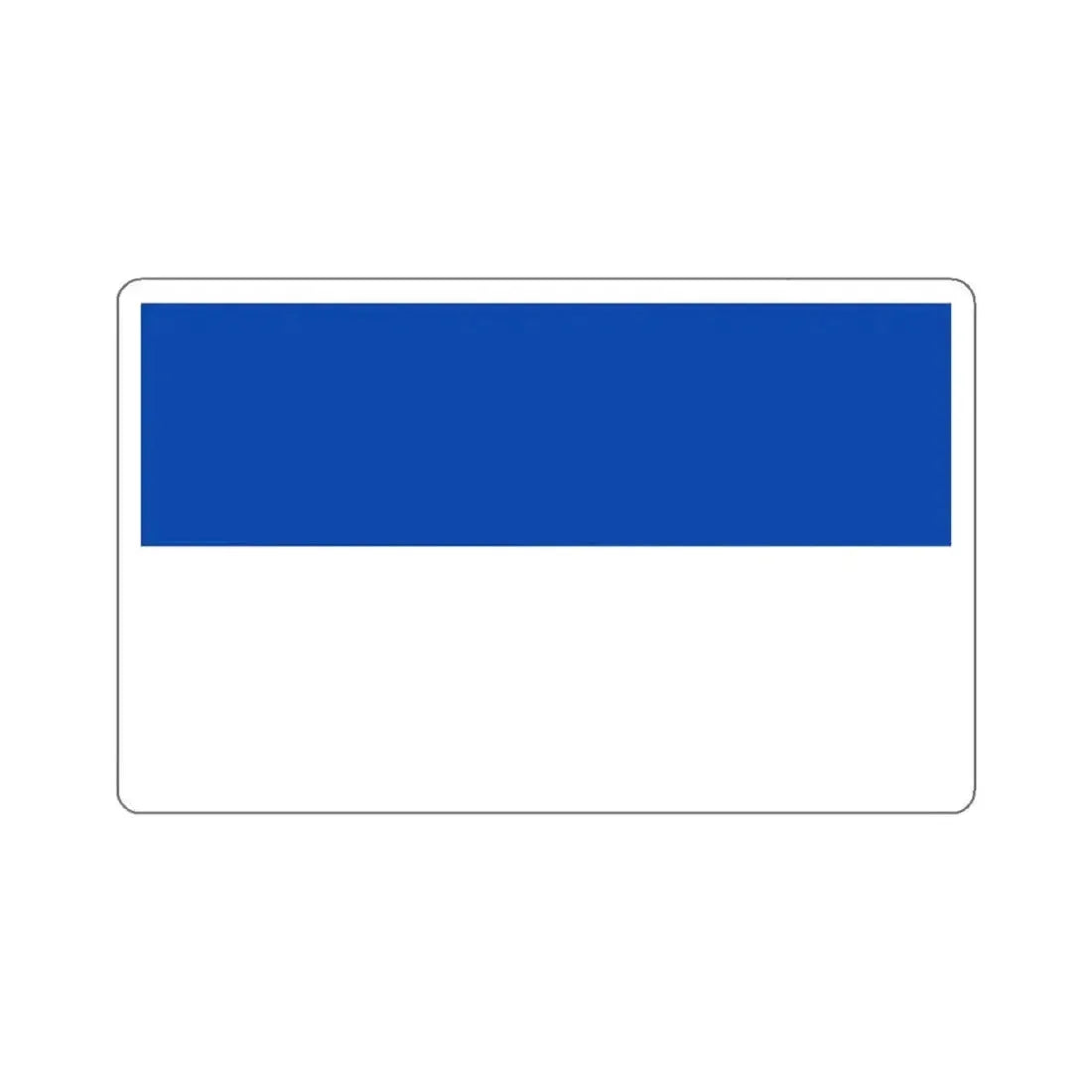 Flag of Holzminden Germany - STICKER Vinyl Kiss-Cut Decal 4 Inch White - The Sticker Space