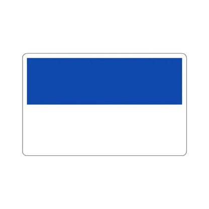 Flag of Holzminden Germany - STICKER Vinyl Kiss-Cut Decal 4 Inch White - The Sticker Space