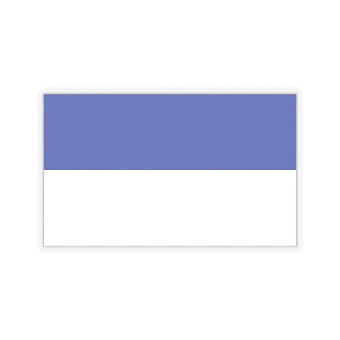 Flag of Holzminden Germany - STICKER Vinyl Kiss-Cut Decal 6 Inch Transparent - The Sticker Space