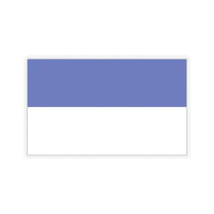 Flag of Holzminden Germany - STICKER Vinyl Kiss-Cut Decal 6 Inch Transparent - The Sticker Space