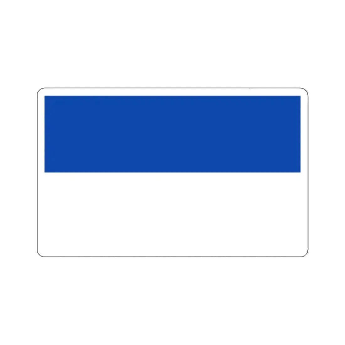 Flag of Holzminden Germany - STICKER Vinyl Kiss-Cut Decal 6 Inch White - The Sticker Space