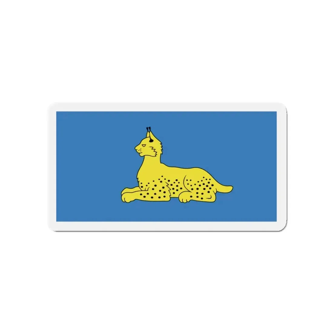 Flag of Homieĺ Homiel Gomel Russia - Refrigerator Magnet 3 Inch - The Sticker Space