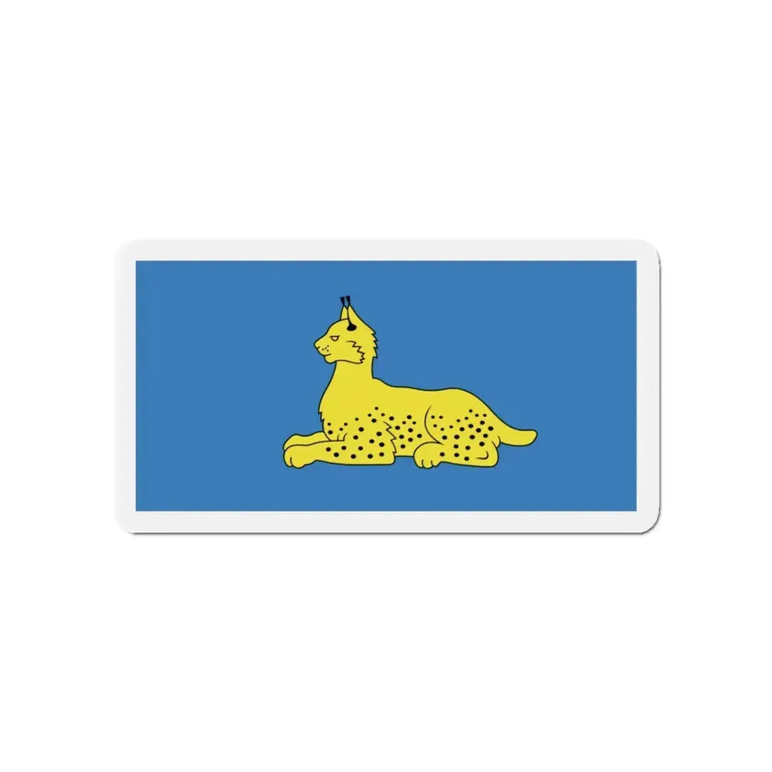 Flag of Homieĺ Homiel Gomel Russia - Refrigerator Magnet 4 Inch - The Sticker Space
