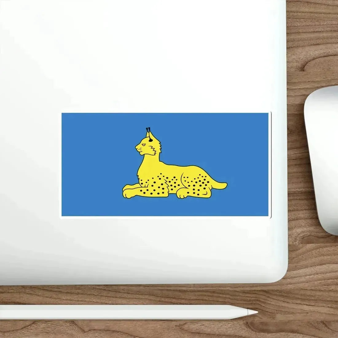 Flag of Homieĺ  Homiel  Gomel Russia STICKER Vinyl Die-Cut Decal - The Sticker Space