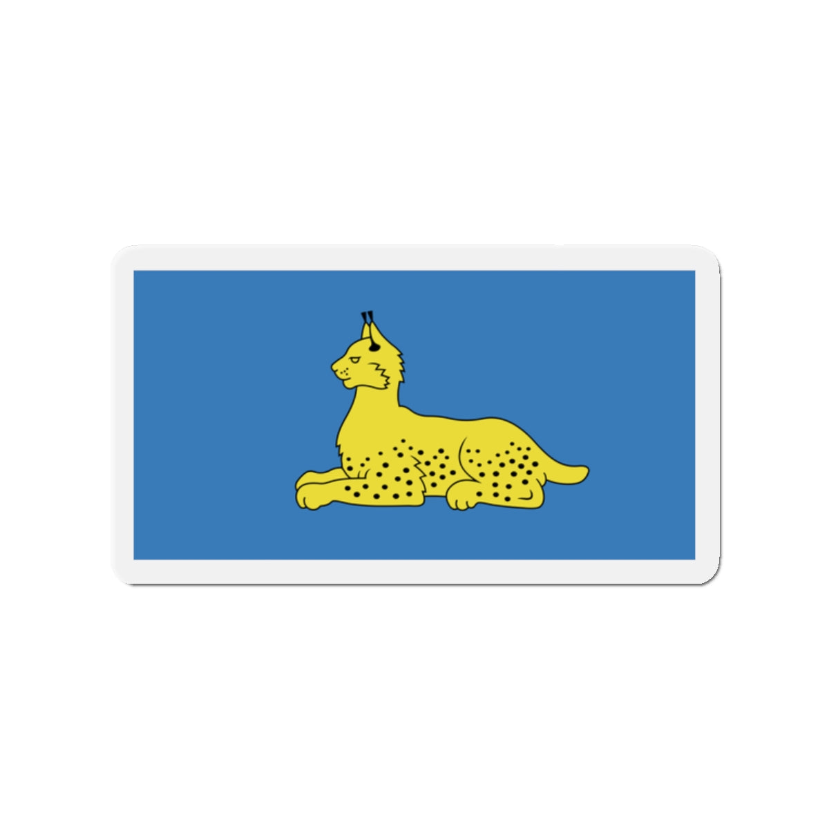 Flag of Homieĺ Homiel Gomel Russia - Die-Cut Magnet-2" x 2"-The Sticker Space