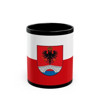 Flag of Honda Tolima Colombia - Black Coffee Mug-11oz-The Sticker Space