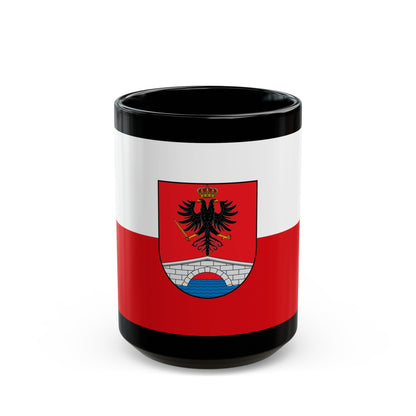 Flag of Honda Tolima Colombia - Black Coffee Mug-15oz-The Sticker Space