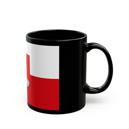 Flag of Honda Tolima Colombia - Black Coffee Mug-The Sticker Space