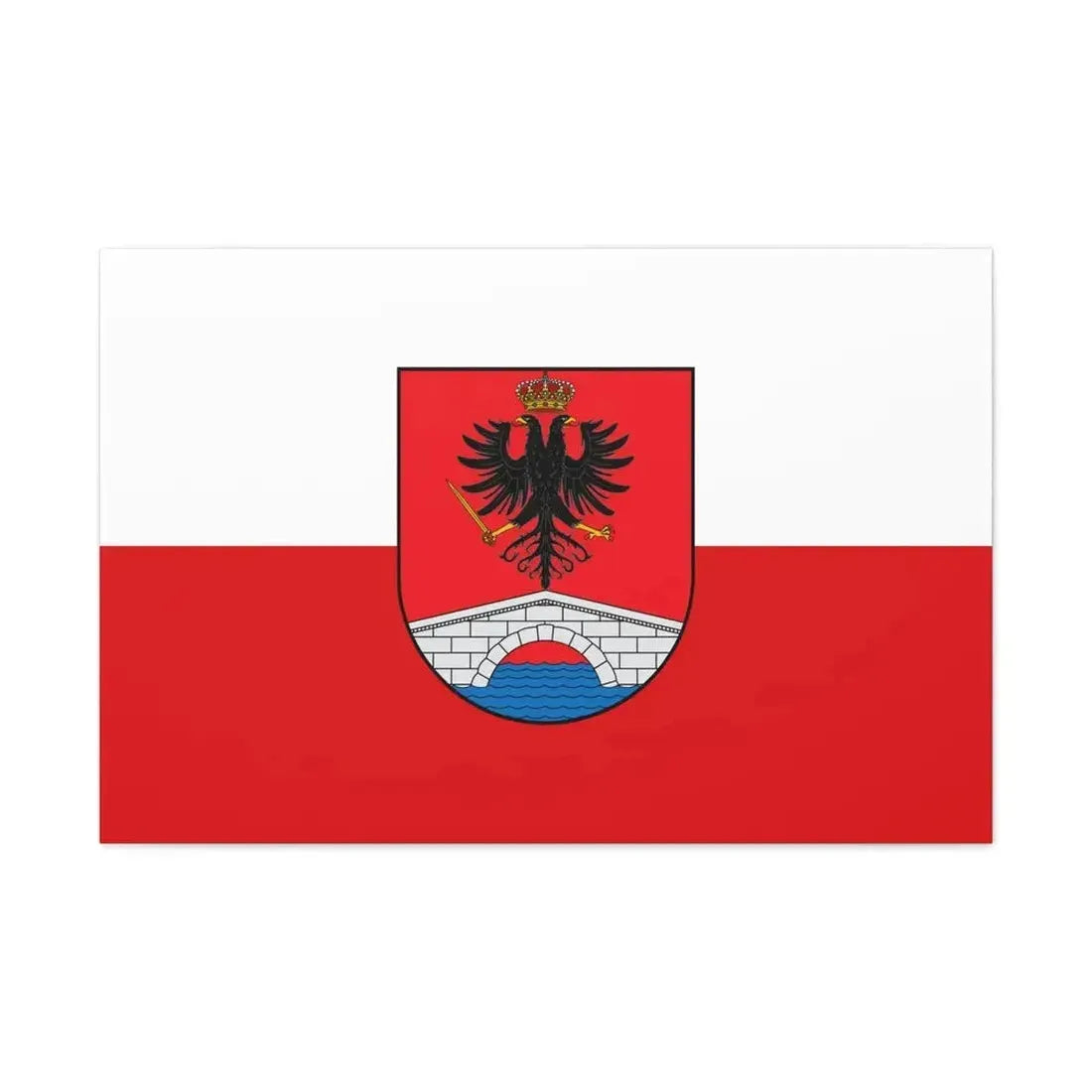 Flag of Honda Tolima Colombia - Canvas Wall Art - The Sticker Space