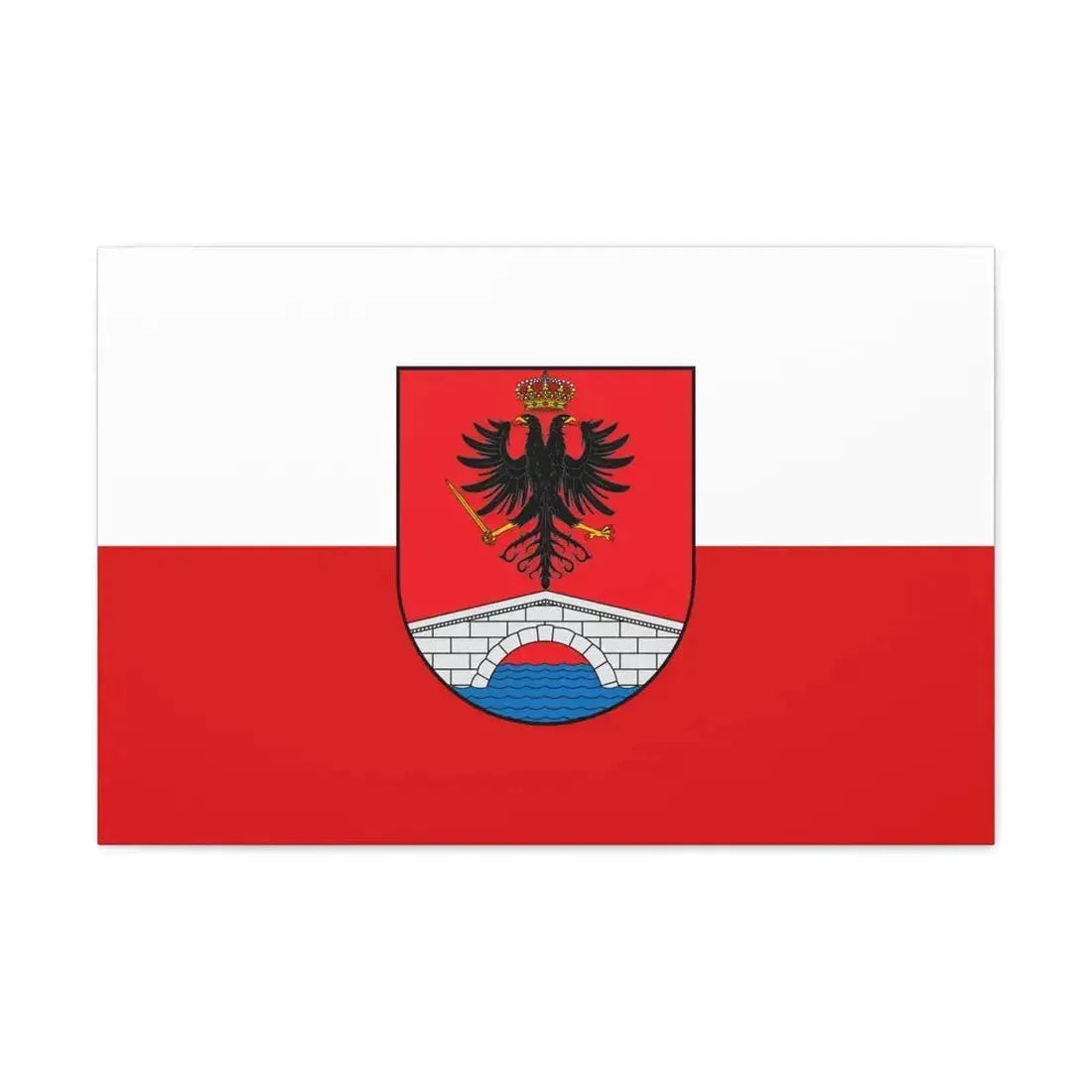 Flag of Honda Tolima Colombia - Canvas Wall Art - The Sticker Space