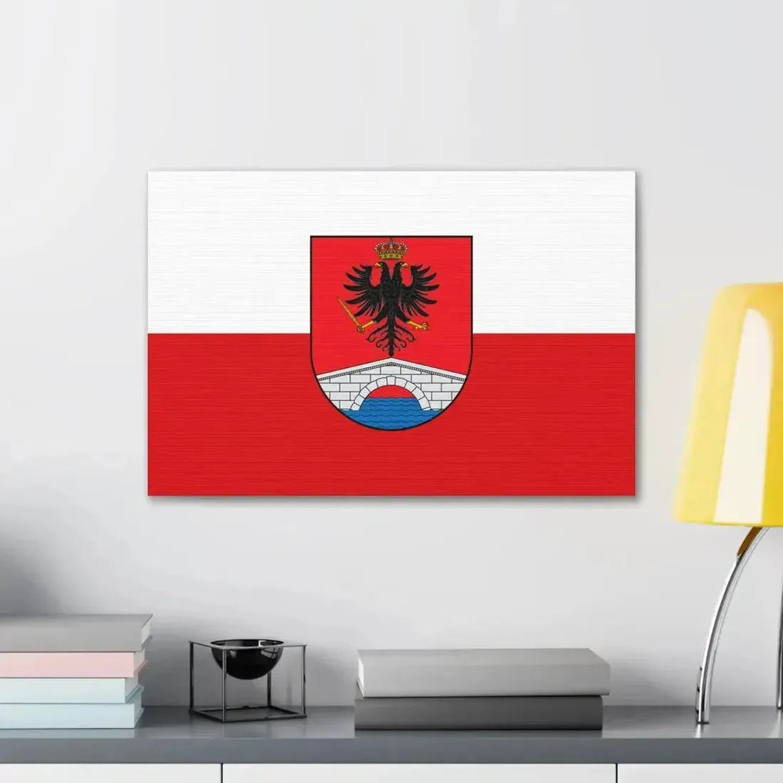 Flag of Honda Tolima Colombia - Canvas Wall Art - The Sticker Space