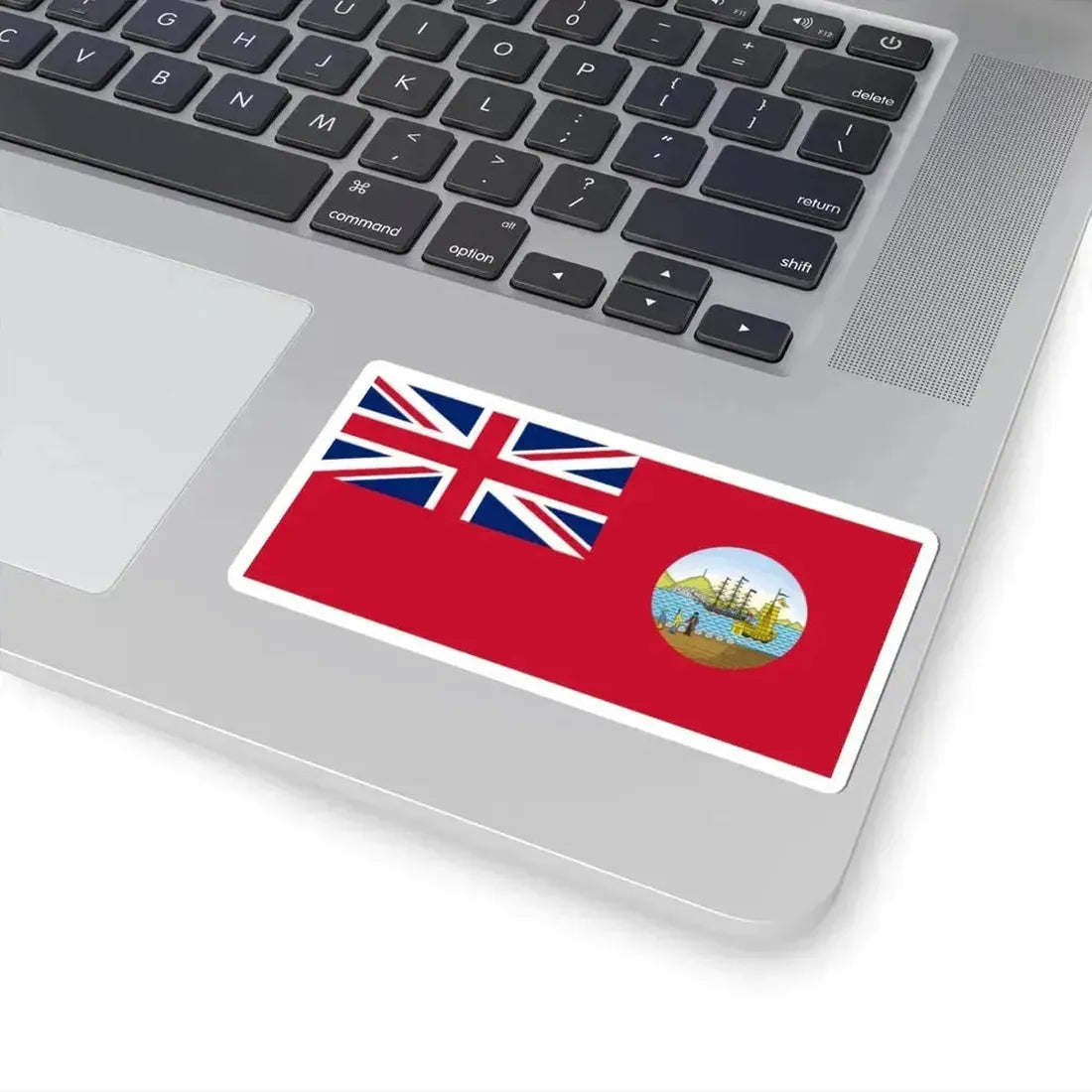 Flag of Hong Kong 1876-1955 unofficial Red Ensign (China) STICKER Vinyl Kiss-Cut Decal - The Sticker Space