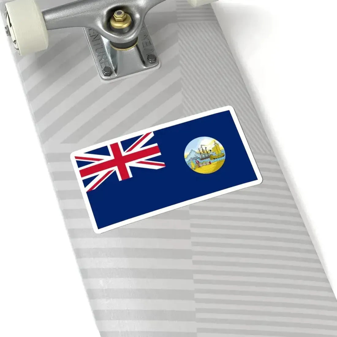 Flag of Hong Kong 1955-1959 (China) STICKER Vinyl Kiss-Cut Decal - The Sticker Space