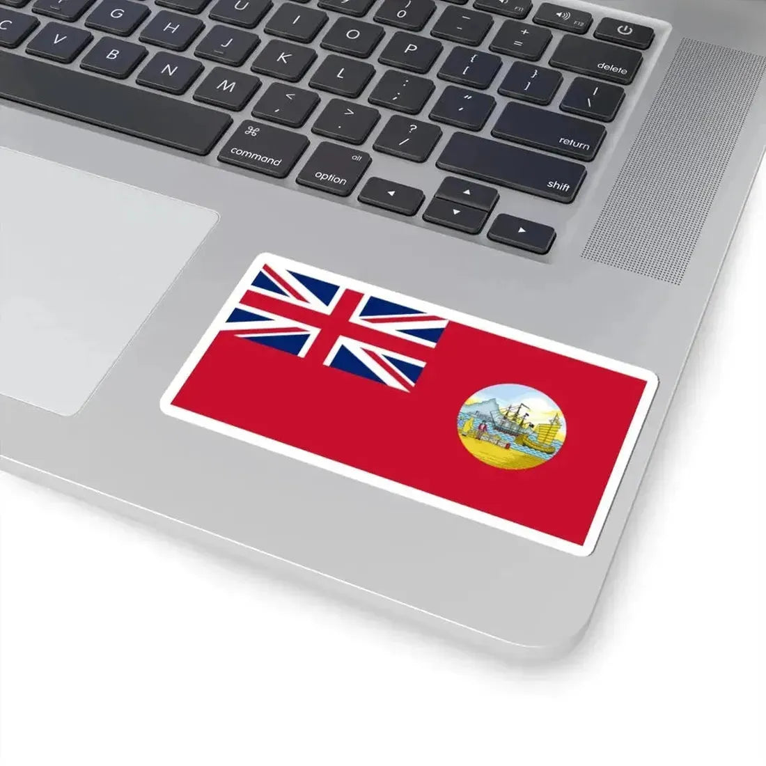 Flag of Hong Kong 1955-1959 unofficial Red Ensign (China) STICKER Vinyl Kiss-Cut Decal - The Sticker Space