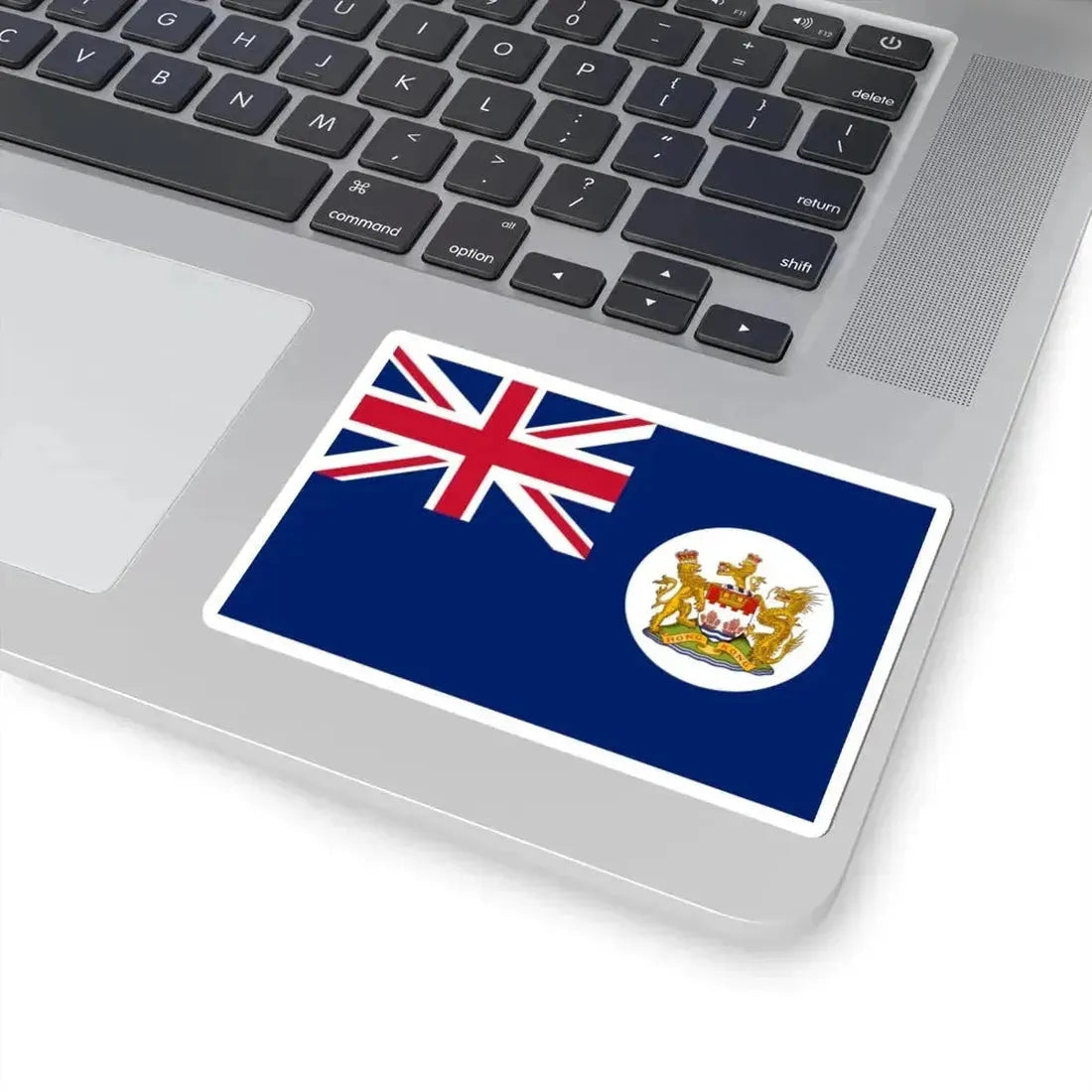 Flag of Hong Kong 1959-1997 2-3 (China) STICKER Vinyl Kiss-Cut Decal - The Sticker Space