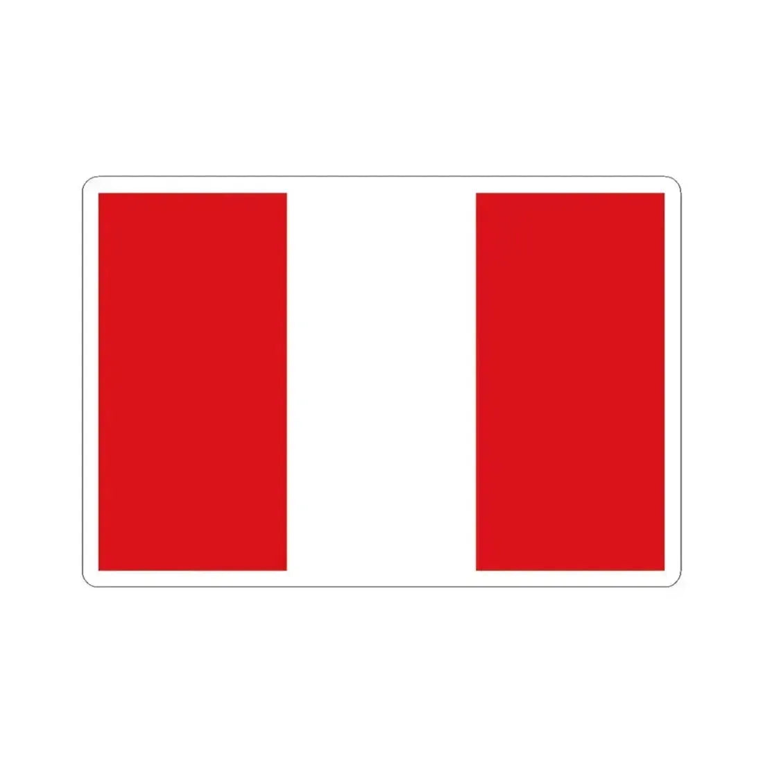 Flag of Hoogstraten (Belgium) STICKER Vinyl Kiss-Cut Decal 3 Inch White - The Sticker Space