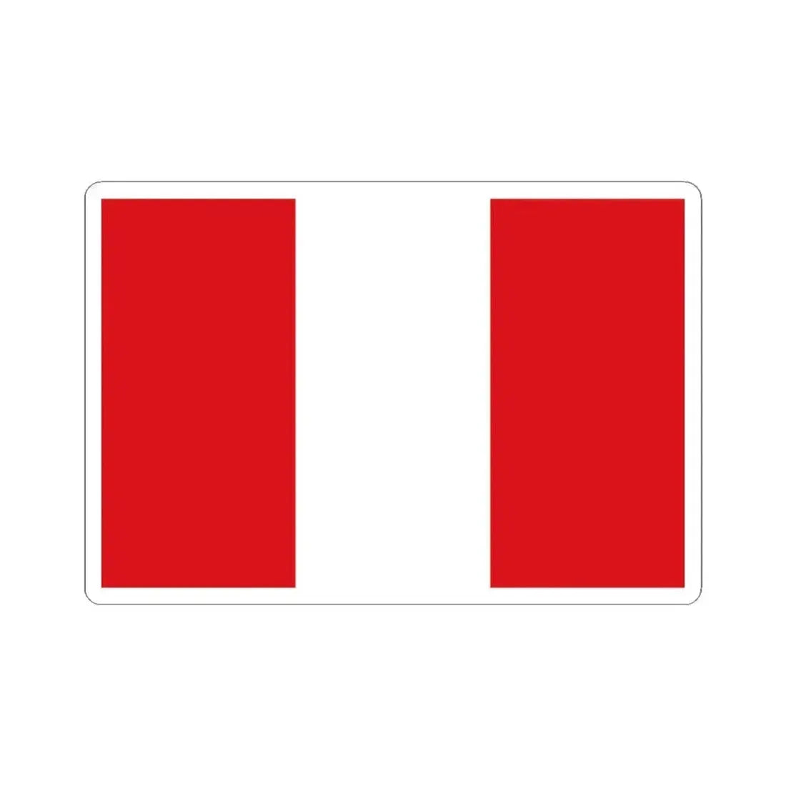 Flag of Hoogstraten (Belgium) STICKER Vinyl Kiss-Cut Decal 4 Inch White - The Sticker Space