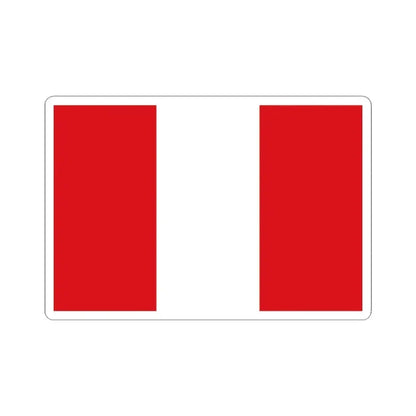 Flag of Hoogstraten (Belgium) STICKER Vinyl Kiss-Cut Decal 4 Inch White - The Sticker Space