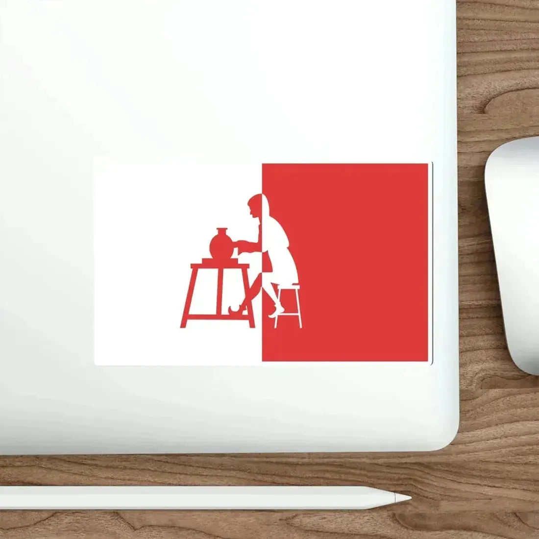 Flag of Horningsea UK STICKER Vinyl Die-Cut Decal - The Sticker Space