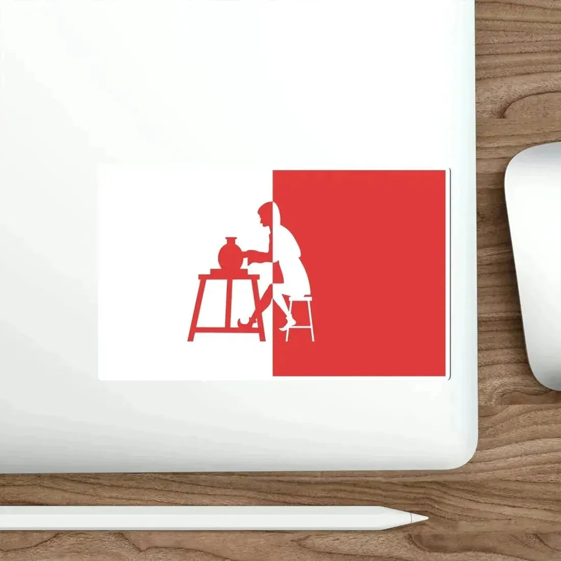 Flag of Horningsea UK STICKER Vinyl Die-Cut Decal - The Sticker Space
