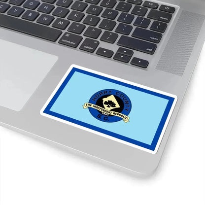 Flag of Horry County South Carolina (United States) STICKER Vinyl Kiss-Cut Decal - The Sticker Space