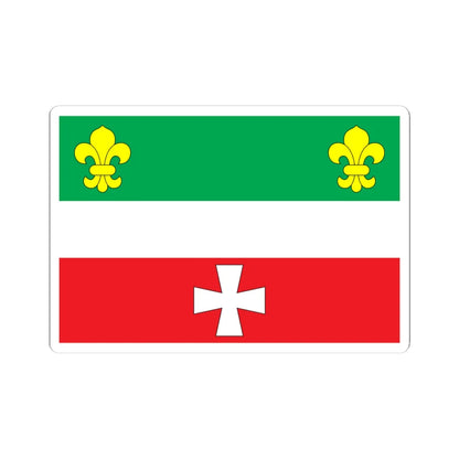 Flag of Hoshcha raion (Ukraine) STICKER Vinyl Kiss-Cut Decal 4 Inch White - The Sticker Space